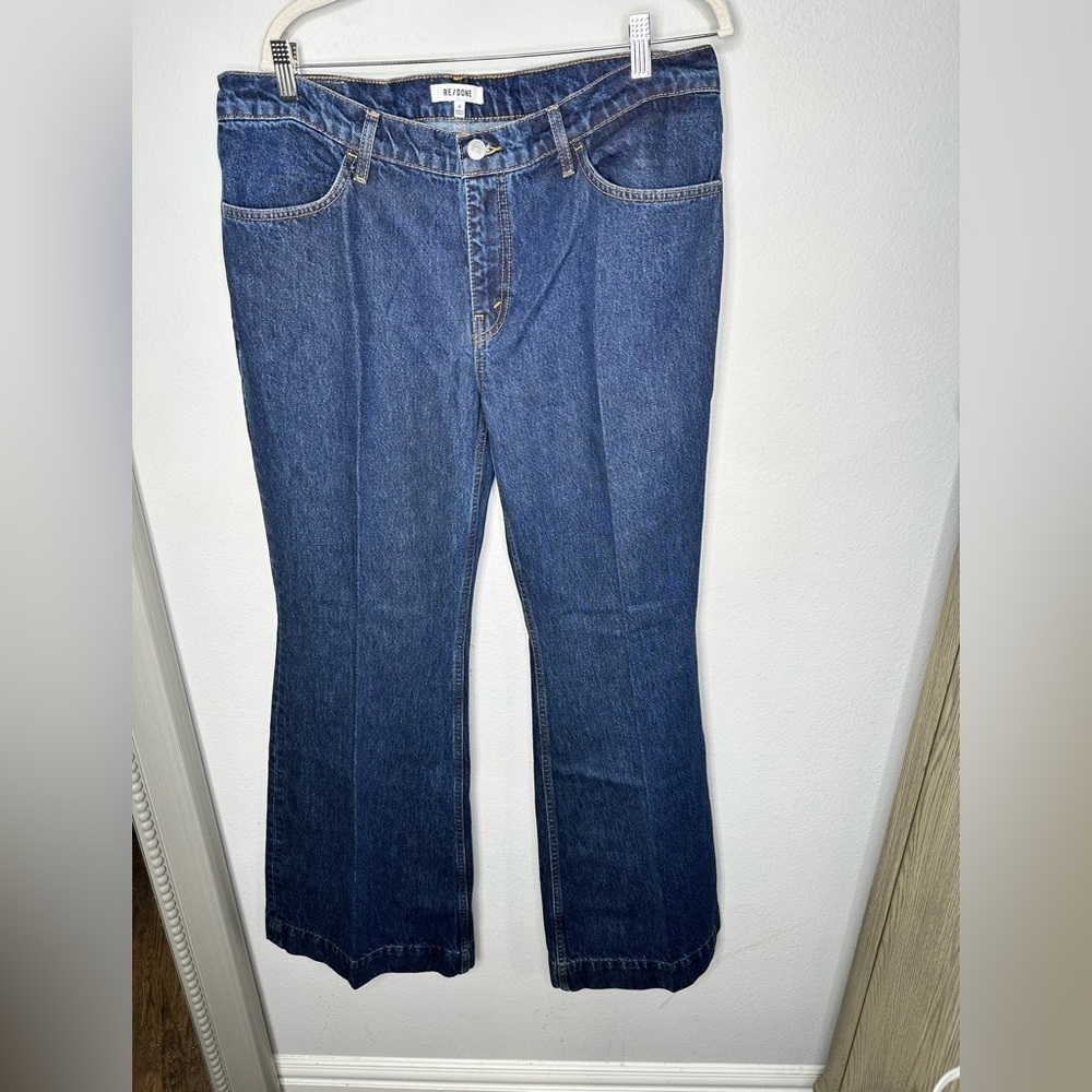 NWT Re/Done 70’s Low Rise Bell Bottom Jeans Size 32